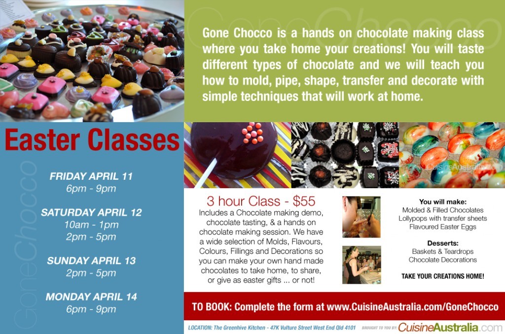 Gone Chocco Easter Classes