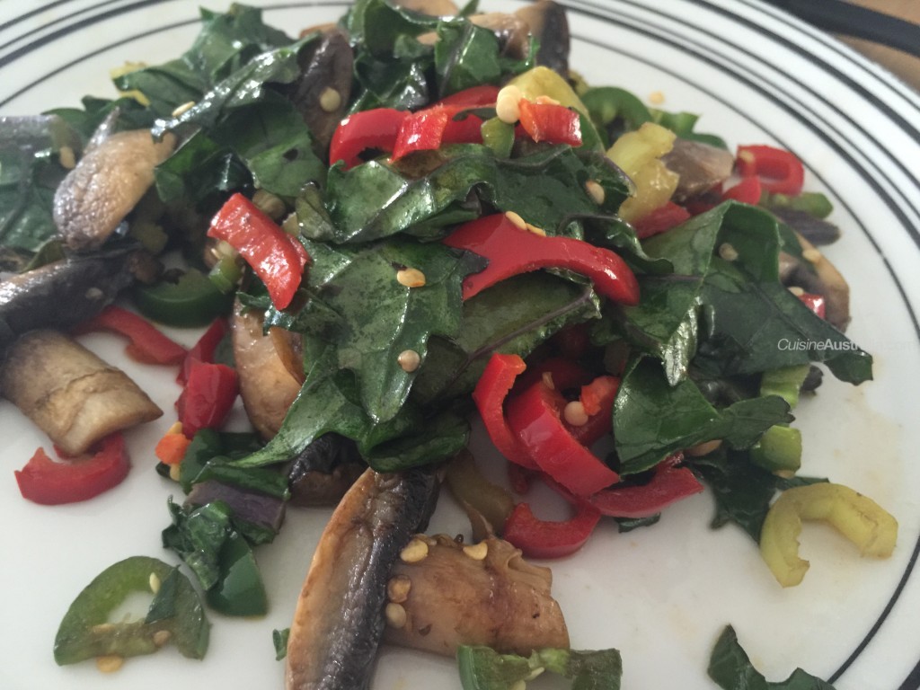 Mushroom & Spinach Breakfast Fry