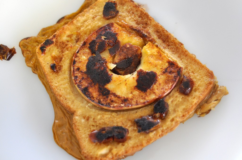 French Toast with Apple and Dates