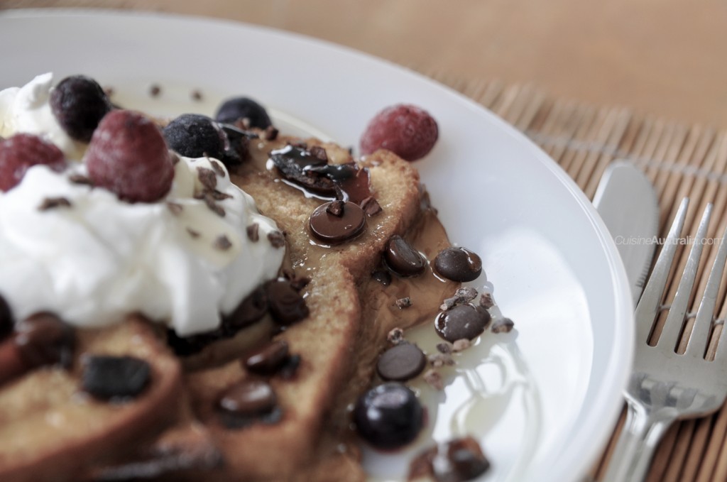 French Toast with Apple and Dates